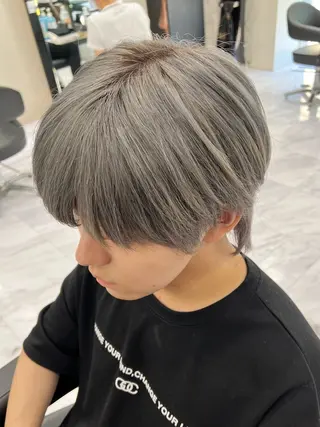 カラー メンズ 🐥くまがい💛 ダブルカラー／パーマのヘアスタイル