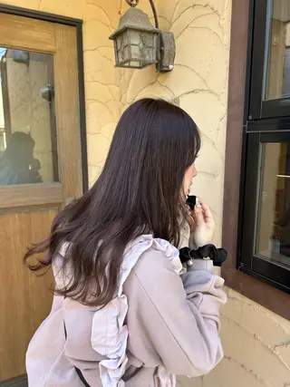 ロング レイヤー/透明感カラ ー/茅ヶ崎/momiのヘアスタイル