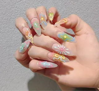 ネイル 長さだし専門店 M2 rikaのネイルデザイン