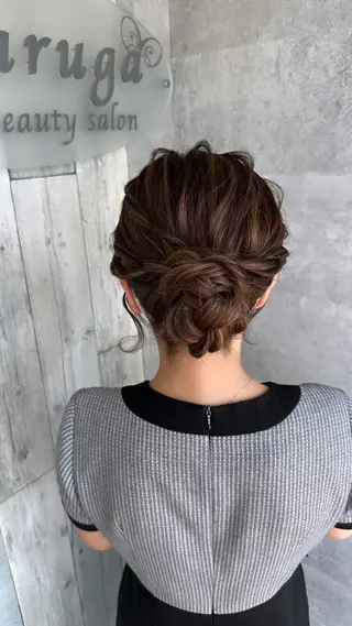 ヘアアレンジ ラルガ下曽根所属・な 茶のヘアスタイル