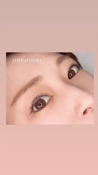 ロング パーマ ネイル マツエク・マツパ アイブロウ アモロッソ所属・アモロッソ 🐻Miiのマツエク・マツパデザイン