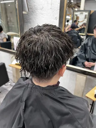 パーマ メンズ 笹江 瑞穂のヘアスタイル