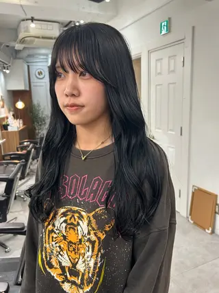 ロング カラー レイヤーボブ/ 艶カラー/サナ🌼のヘアスタイル