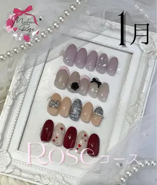 ロング マシェリローズ所属・Macherie Roseのネイルデザイン