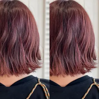 ミディアム カラー Snaly カラー特化ページのヘアスタイル