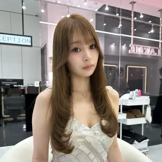 ロング 新宿/韓国レイヤー/ 髪質改善/佐藤航のヘアスタイル