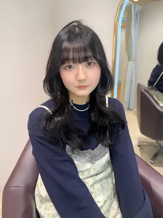 ロング カラー LOUIMADNA栄所属・LOUIMADNA Haruna️️꙳⟡のヘアスタイル