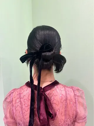 ヘアアレンジ 🎀透明感カラー🎀 ヘアメ／mikotoのヘアスタイル