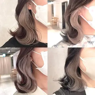 カラー 渋谷:インナーカラー ／🍒エリカ🍒のヘアスタイル