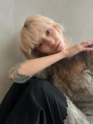 ショート カラー ショート/ボブ専門 宮脇美奈/南船場のヘアスタイル