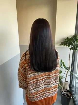 ロング 神谷 夏帆のヘアスタイル