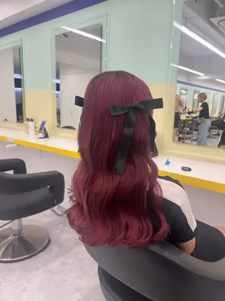 ロング カラー ヘアアレンジ 🎀Girly艶髪カ ラー🎀Harukaのヘアスタイル