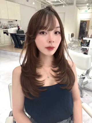ロング レイヤーカット🫧 🎀Tomoka🎀のヘアスタイル