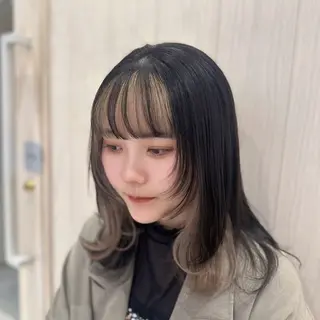 ミディアム 🖤KURUMI🖤 潤艶・髪質改善のヘアスタイル