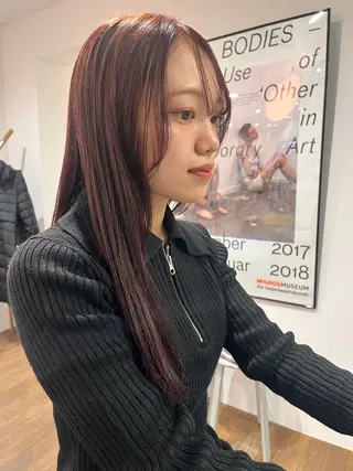 ロング 武村美咲/ 暖色/艶カラーのヘアスタイル