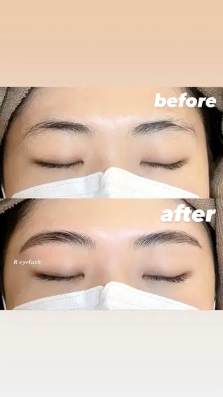 ミディアム カラー パーマ ヘアアレンジ メンズ キッズ ネイル マツエク・マツパ アイブロウ 𝑹 eyelashのマツエク・マツパデザイン