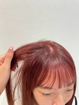 ミディアム karin ボブハイトーンのヘアスタイル