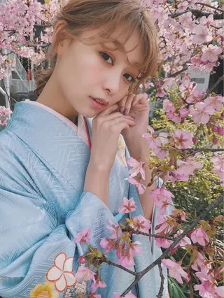 ミディアム ヘアアレンジ 渋谷/韓国風 西原直樹のヘアスタイル