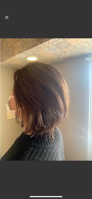 ミディアム ⭐️似合わせ⭐️ ほかぞの　りかのヘアスタイル