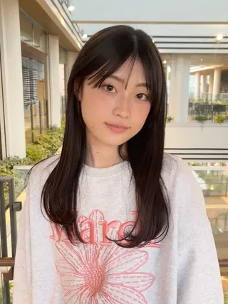 セミロング 園田 渉 ◤SHIKIO◢のヘアスタイル