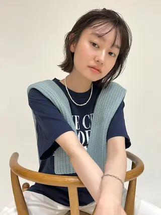 ミディアム 斎藤　柚姫 sibell🌿のヘアスタイル