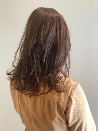 ロング カラー 似合わせ.ﾍｱｾｯﾄ 得意🌹井上美沙のヘアスタイル