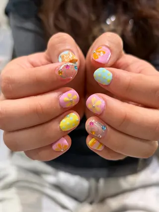 ネイル ハイトーン/ ネイル💅まりなのヘアスタイル