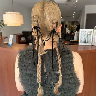 ロング 🌈トップデザイナー 金沢駅近nanamiのヘアスタイル