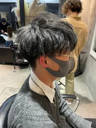 ショート メンズ メンズパーマ メンズ特化ryoのヘアスタイル