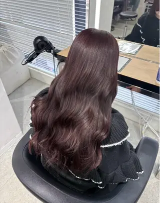 ロング miku/ラベンダー 透明感カラー🪻❤︎のヘアスタイル