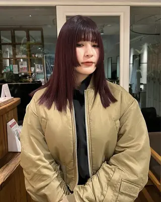 ミディアム カラー KNACK 天王寺美容室のヘアスタイル