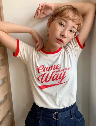 ミディアム カラー ヘアアレンジ タカミ荒子店所属・眉毛ワックス konomiの眉毛・アイブロウイメージ