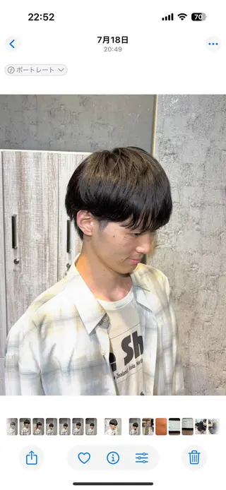 ショート メンズ 髪質改善韓国レイヤー /カラー/miyuのヘアスタイル