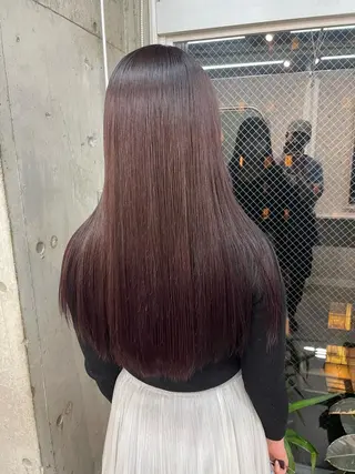 ロング カラー lani hair salon所属・SHOTO ハイトー ン/デザインカラーのヘアスタイル