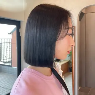 ショート ボブ/縮毛矯正/レイ ヤー♡Natsukiのヘアスタイル