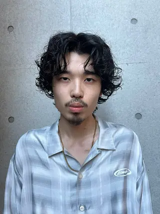 パーマ メンズ 似合わせカット /パーマ岡本淳平のヘアスタイル