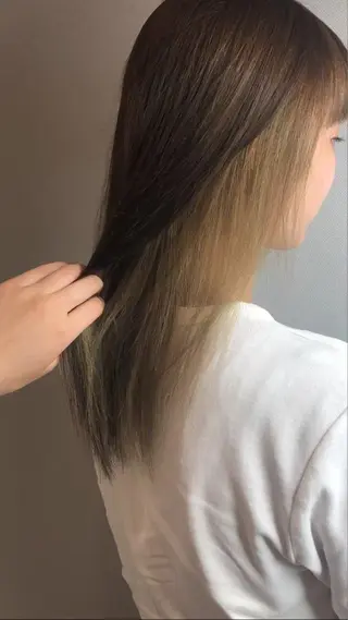 カラー karin/インナー カラー/北名古屋市のヘアスタイル