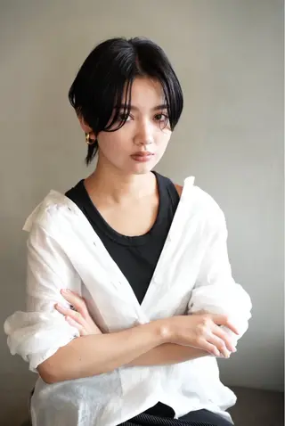 ショート カラー 加賀 千聖 /soigneのヘアスタイル