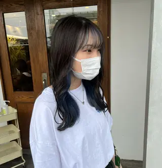 ミディアム カラー 中井亜未/ 姫路ボブのヘアスタイル