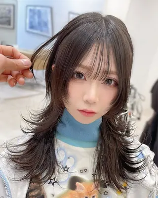 セミロング ガレリアエレガンテ栄店所属・ウルフカット/ ハッシュカット/山路のヘアスタイル