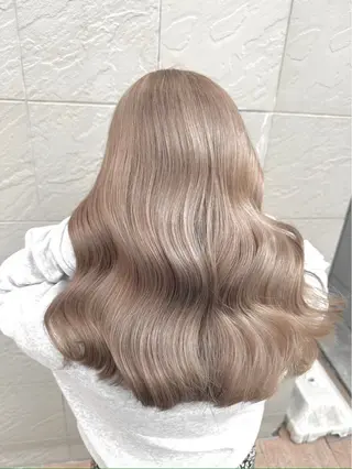 ロング カラー ヘアアレンジ ALLEN HAIR松戸所属・SAKI 💙のヘアスタイル