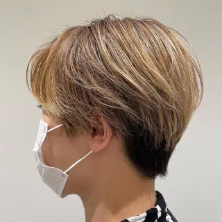 ミディアム カラー フェザーパーマ職人 🪶ryosukeのヘアスタイル