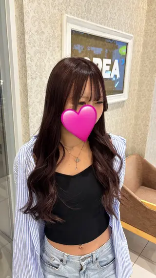 ロング カラー CREA みさきのヘアスタイル