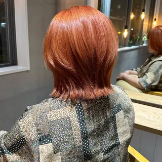 ミディアム カラー 髪質改善 イオリのヘアスタイル