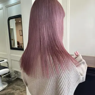 セミロング カラー classic 新横浜所属・大人girly🛋️ 🤍yukakoのヘアスタイル