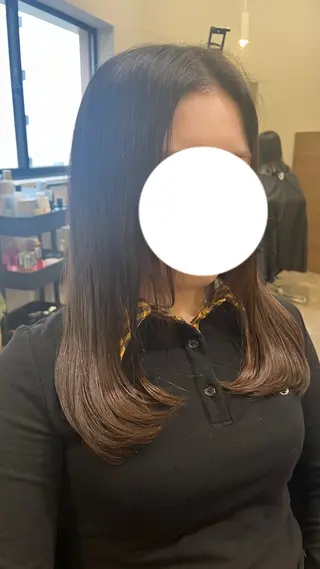 ロング 骨格/顔型/パーソナ ルカラー診断/中野のヘアスタイル