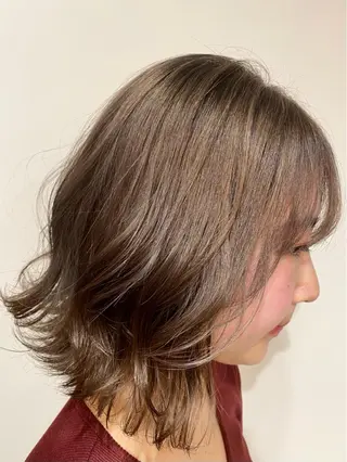 セミロング カラー 🌾内山 龍介🌾のヘアスタイル