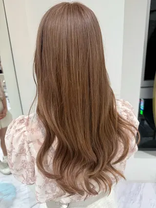 ロング カラー ともか 名駅/ワンカラーのヘアスタイル