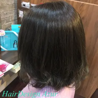 ミディアム カラー HairDesign Azurのヘアスタイル