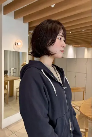 パーマ 横井 優奈のヘアスタイル